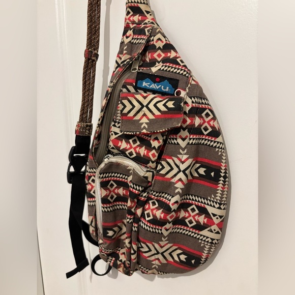 Kavu | Tribal Print Sling Bag with Adjustable Strap - Picture 2 of 5